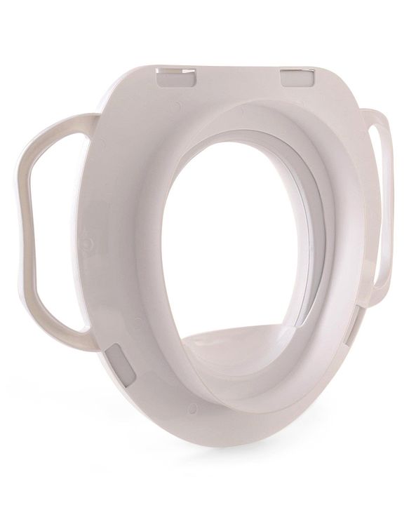 Babyhug Soft Potty Seat With Animal Print - White