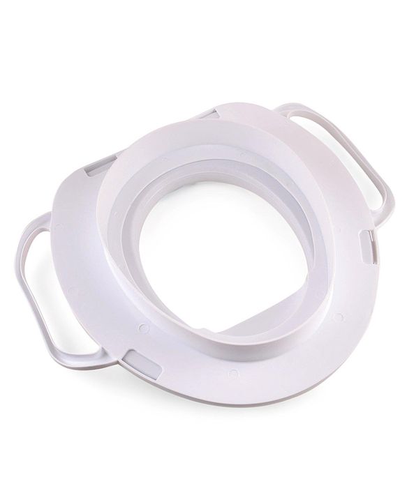Babyhug Soft Potty Seat With Animal Print - White