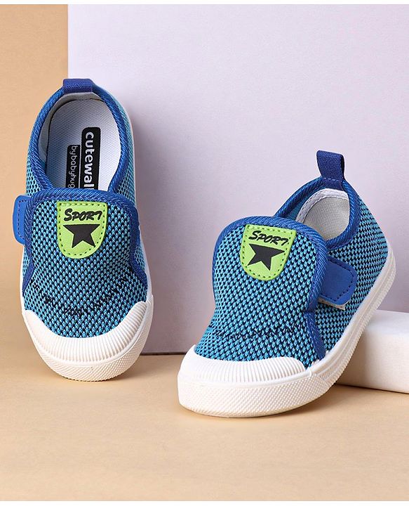 Cute Walk by Babyhug Slip On Style Casual Shoes - Blue