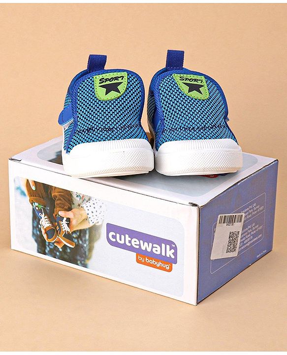 Cute Walk by Babyhug Slip On Style Casual Shoes - Blue