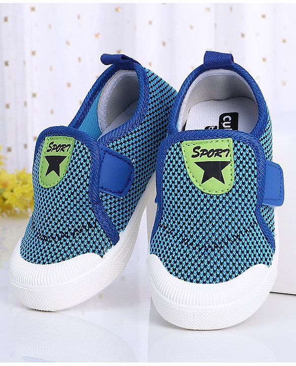 Cute Walk by Babyhug Casual Shoes - Light Blue - EU 24