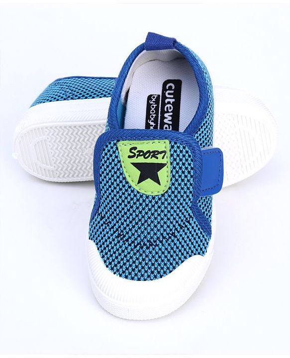 Cute Walk by Babyhug Casual Shoes - Light Blue - EU 24