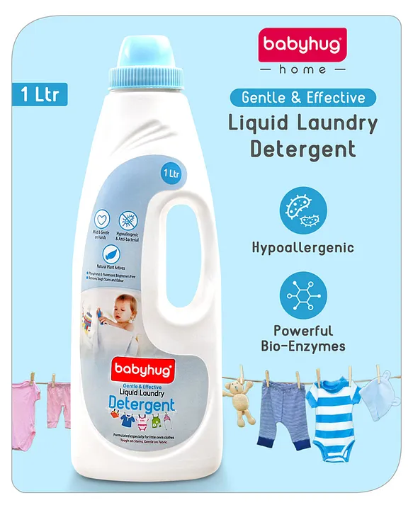 Protect Your Little One: Babyhug Antibacterial Laundry Detergent 1000ml