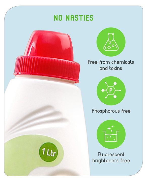 Babyhug Home All Purpose Neem Oil Cleanser for Baby-Safe Cleaning 1000ml | Multipurpose Surface Cleaner for Toys & Floors | kills 99.9% Germs | Anti- Bacterial | Natural | Phosphorus Free