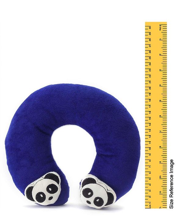Babyhug Neck Supporter Pillow Navy With Two Motifs - Panda