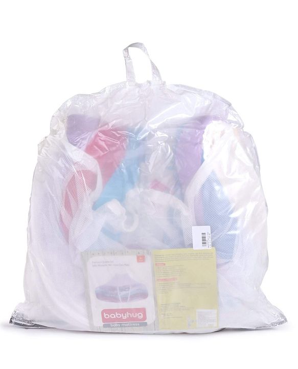 Babyhug Premium Gadda Set With Mosquito Net - Mini Cars Print