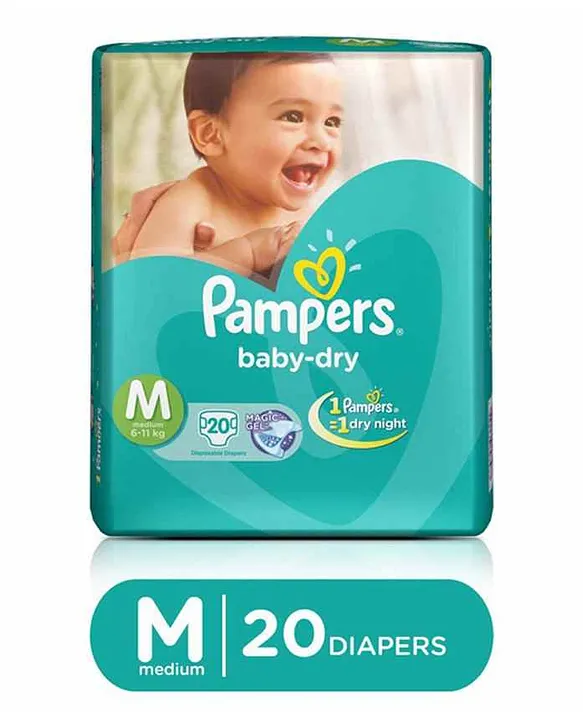 Medium size best sale pampers price