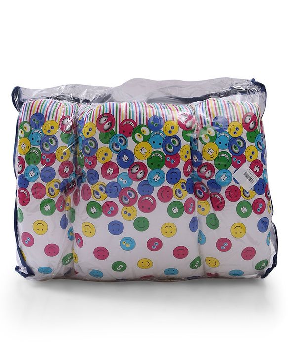 Babyhug Cotton Gadda Set Smiley Print - Multicolour
