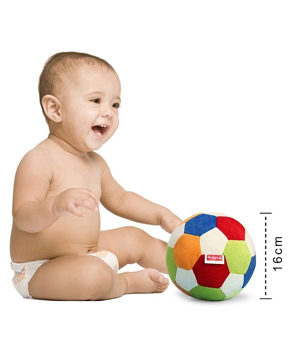 Babyhug Soft Ball Medium Multicolor - Height 16 cm