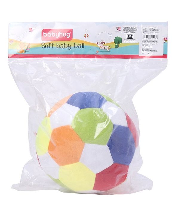 Babyhug Soft Ball Medium Multicolor - Height 16 cm