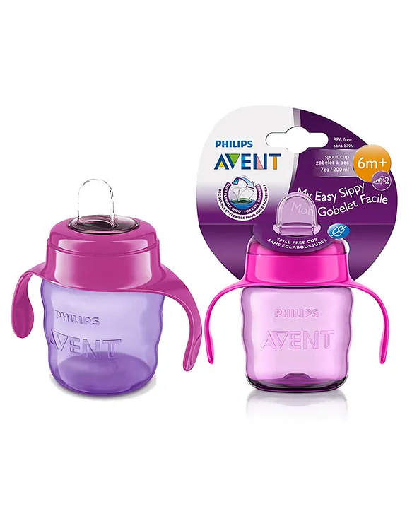 Interchangeable Sipper/Sippy Cup with Silicone Spout &Straw (150ml) For 6m+  Baby