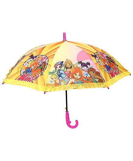 Babyhug Umbrella Winx Mission Enchantix Print - Yellow