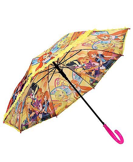 Babyhug Umbrella With Print - Yellow