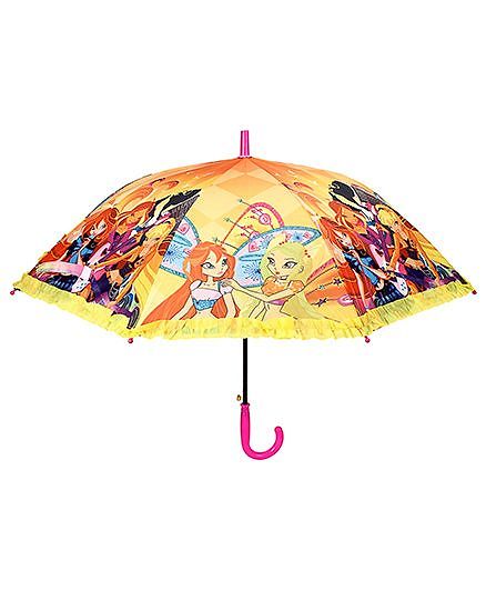 Babyhug Umbrella With Print - Yellow