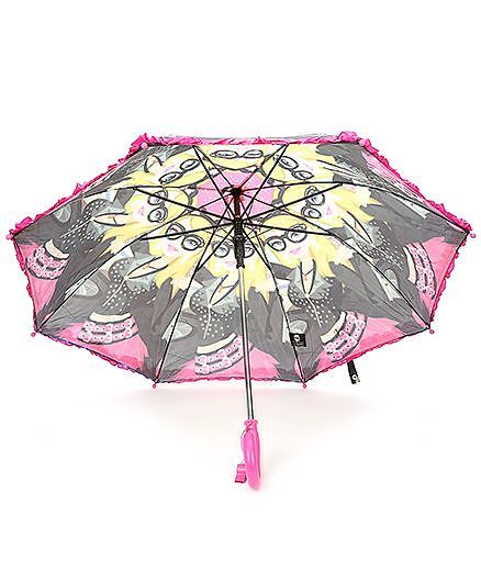 Babyhug Umbrella With Print - Pink