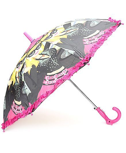 Babyhug Umbrella With Print - Pink