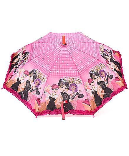 Babyhug Umbrella With Print - Pink