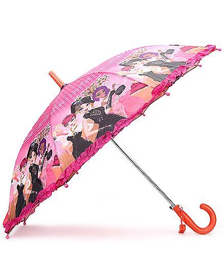 Babyhug Umbrella With Print - Pink