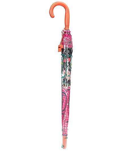 Babyhug Umbrella With Print - Pink