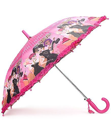 Babyhug Umbrella With Print - Pink