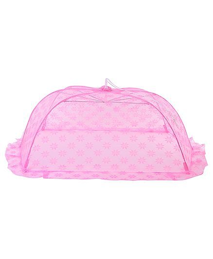 Babyhug Mosquito Net Floral Design Pink - Large