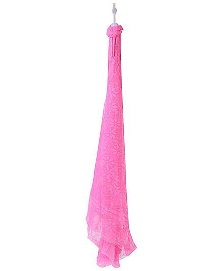 Babyhug Mosquito Net Floral Design Pink - Large