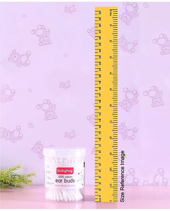 Babyhug Cotton Buds - 100 Pieces (Product Packaging May Vary)