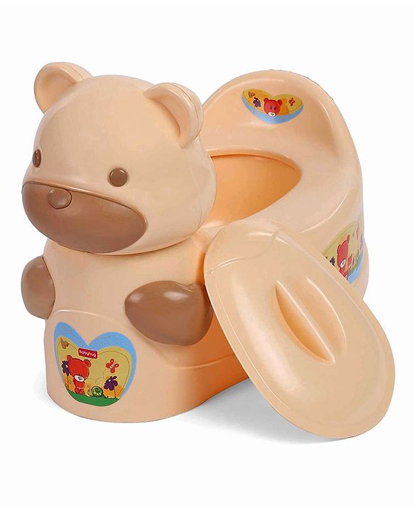 Babyhug Teddy Potty Seat - Brown