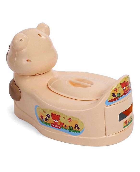 Babyhug Teddy Potty Seat - Brown