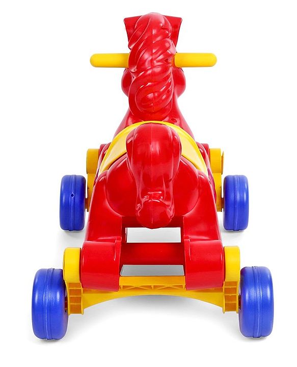 Babyhug Rock 'O' Ride Pony Ride-on - Red