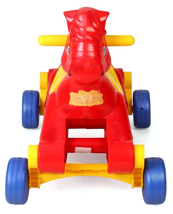 Babyhug Rock 'O' Ride Pony Ride-on - Red