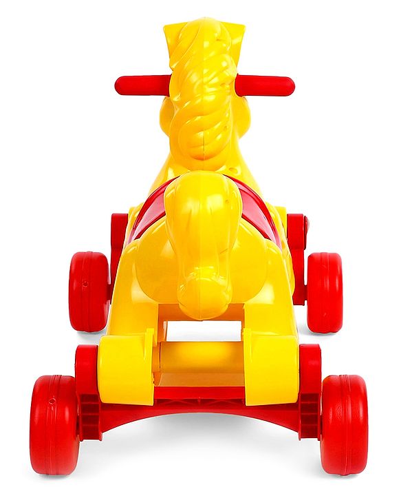 Babyhug Rock 'O' Ride Pony Ride-on - Yellow