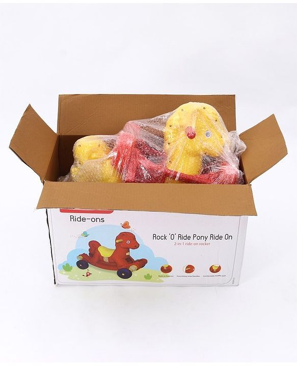 Babyhug Rock 'O' Ride Pony Ride-on - Yellow
