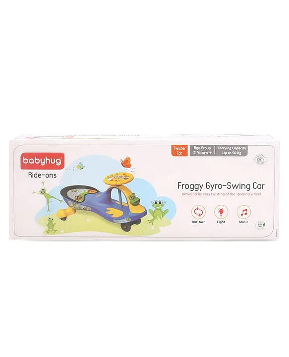 Babyhug froggy gyro swing car online