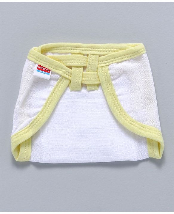 Babyhug Muslin Cloth Nappy Set of 5 Extra Small - Multicolor