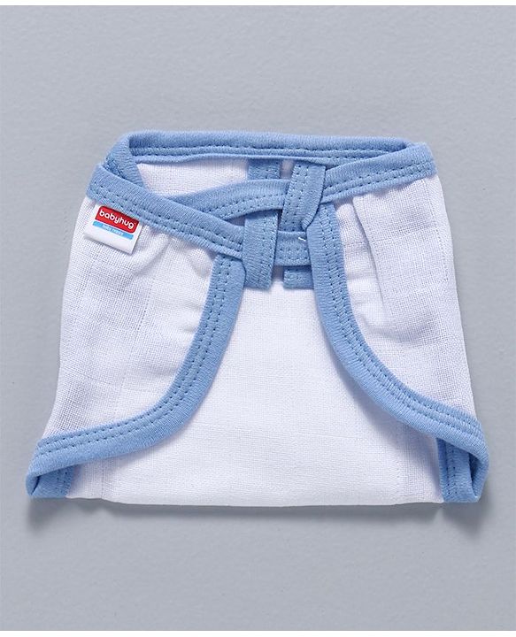 Babyhug Muslin Cloth Nappy Set of 5 Extra Small - Multicolor