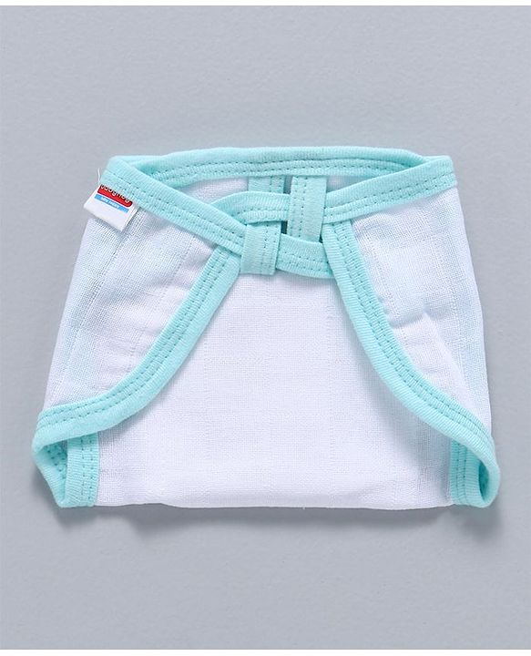 Babyhug Muslin Cloth Nappy Set of 5 Extra Small - Multicolor