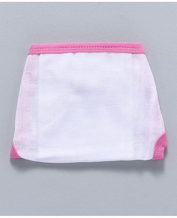 Babyhug Muslin Cloth Nappy Set of 5 Extra Small - Multicolor