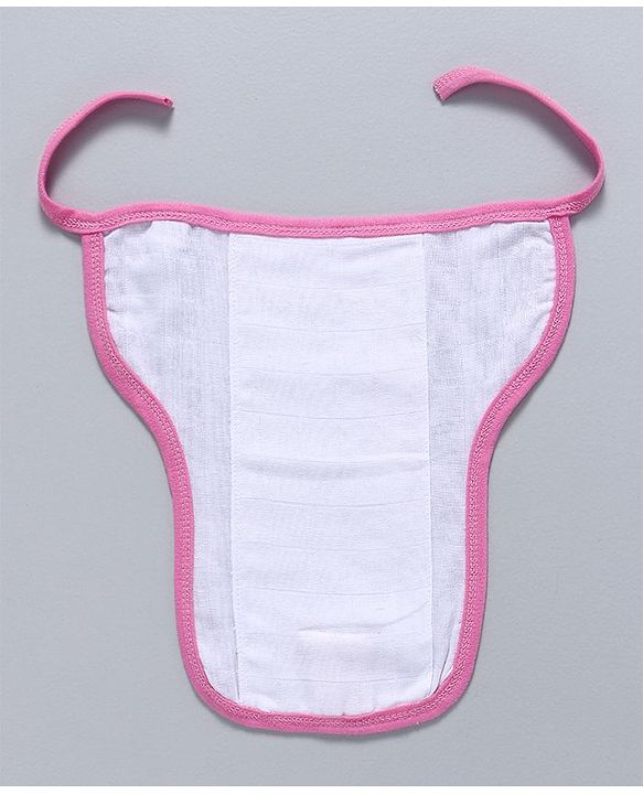 Babyhug Muslin Cloth Nappy Set of 5 Extra Small - Multicolor