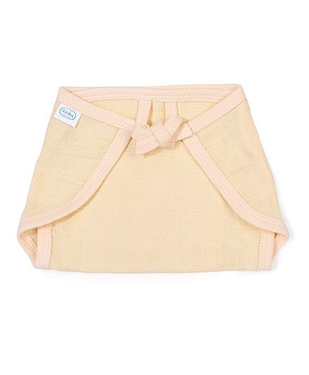 Babyhug Muslin Cloth Nappy Set of 5 Extra Small - Peach