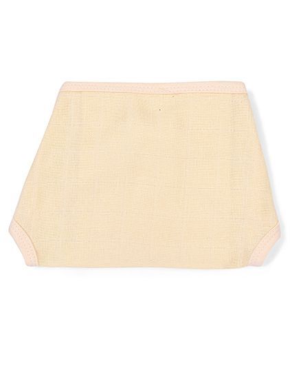 Babyhug Muslin Cloth Nappy Set of 5 Extra Small - Peach
