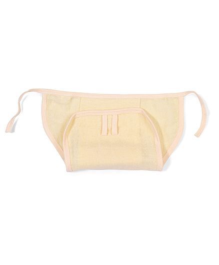 Babyhug Muslin Cloth Nappy Set of 5 Extra Small - Peach