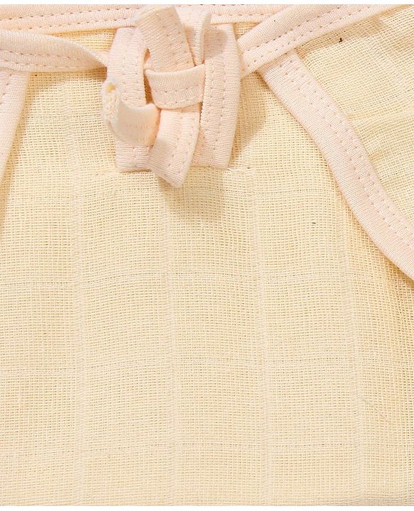 Babyhug Muslin Cloth Nappy Set of 5 Small - Peach