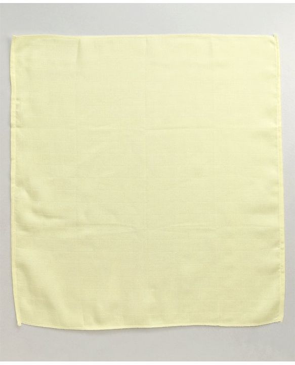 Babyhug Square Cotton Muslin Nappy Set Small Pack Of 5 (Color May Vary)