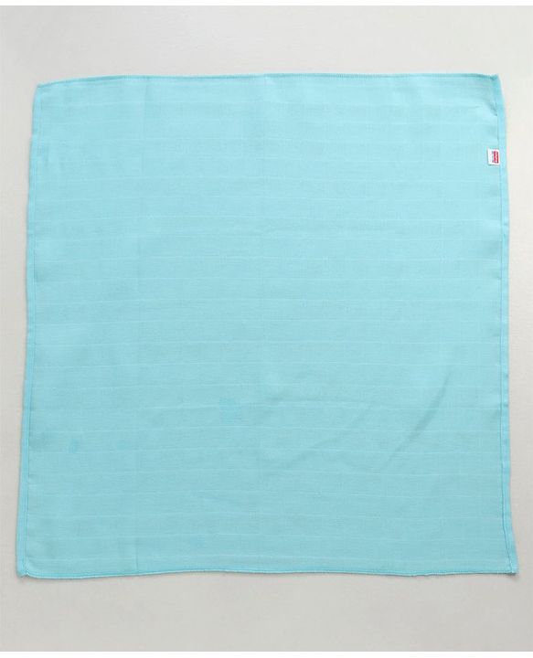 Babyhug Square Cotton Muslin Nappy Set Small Pack Of 5 (Color May Vary)