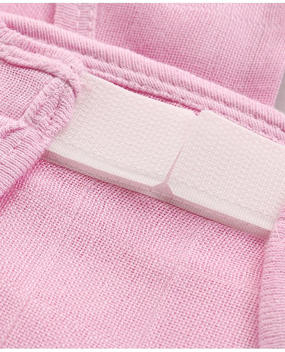 Babyhug Muslin Cotton Reusable Cloth Nappies With Velcro Large  Set Of 5 - Pink