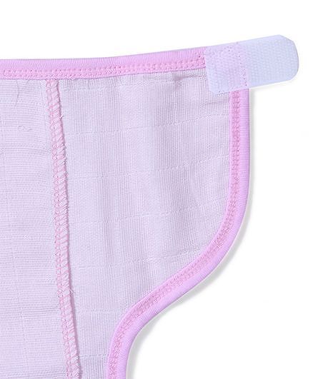 Babyhug Muslin Cloth Nappy Set of 5 Small - Solid Assorted Color