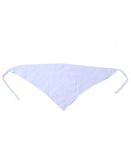 Babyhug 100% Cotton Triangle Cloth Nappies Small Set Of 5 - White