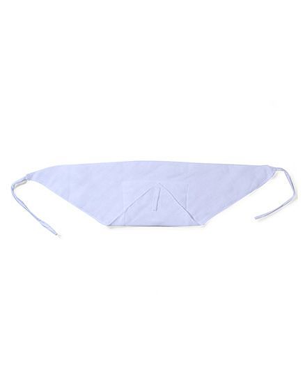 Babyhug 100% Cotton Triangle Cloth Nappies Small Set Of 5 - White