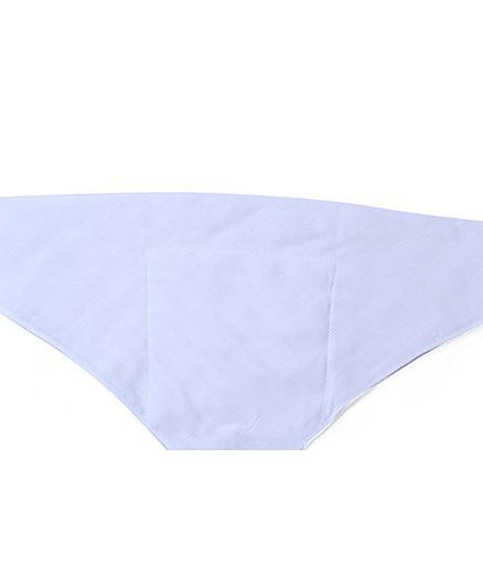 Babyhug 100% Cotton Triangle Cloth Nappies Small Set Of 5 - White